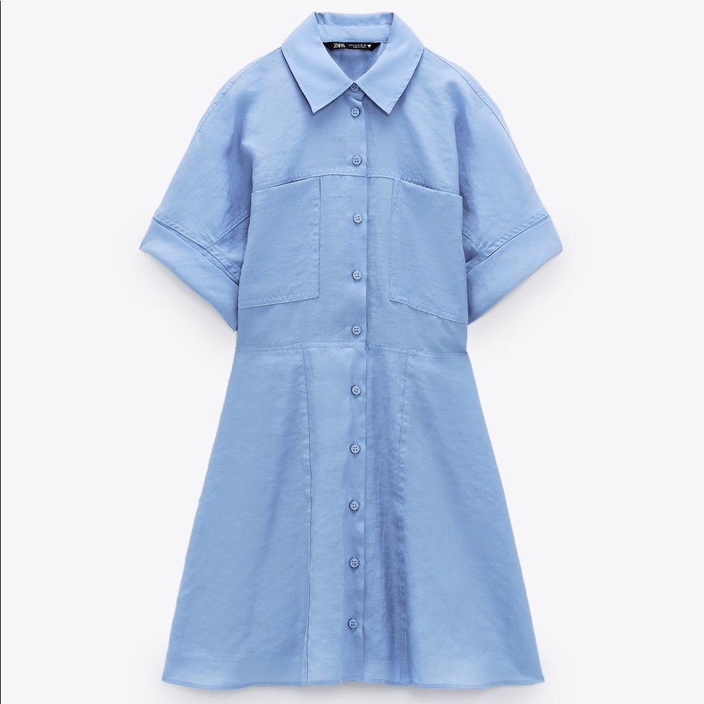Zara short shirt dress